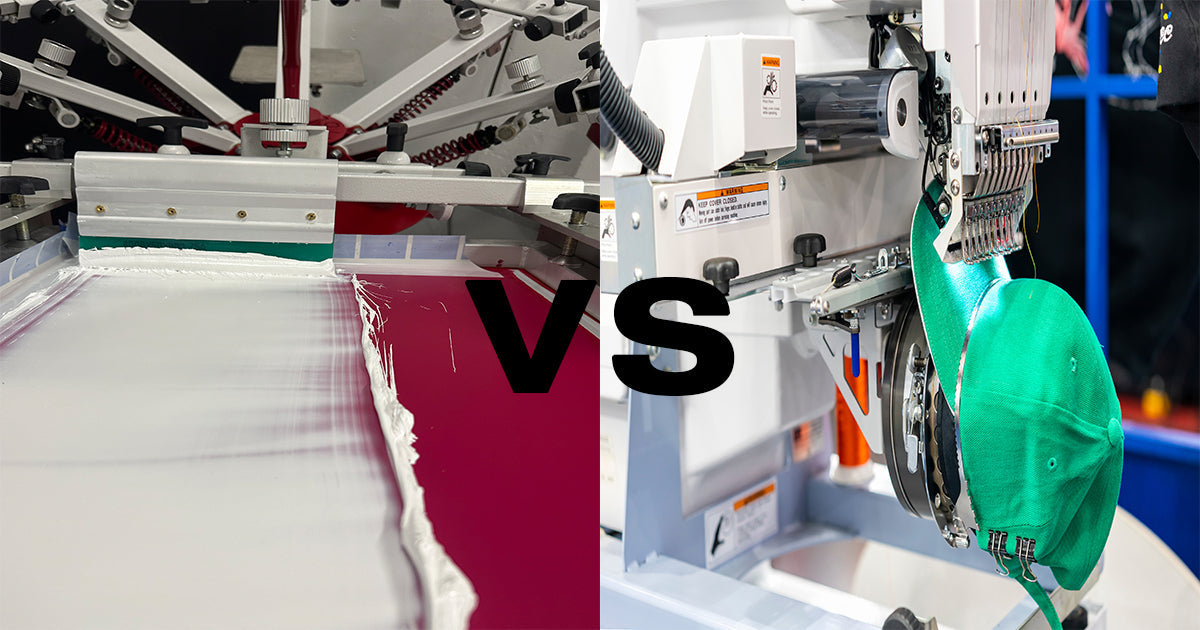 Screenprint vs brodering – hvad skal du vælge?