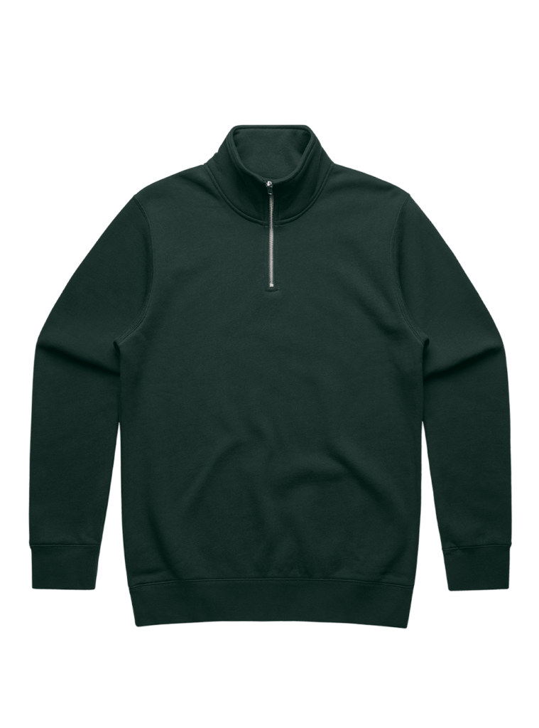 AS Colour 5125 Half Zip Crew – premium 350 GSM half-zip sweatshirt