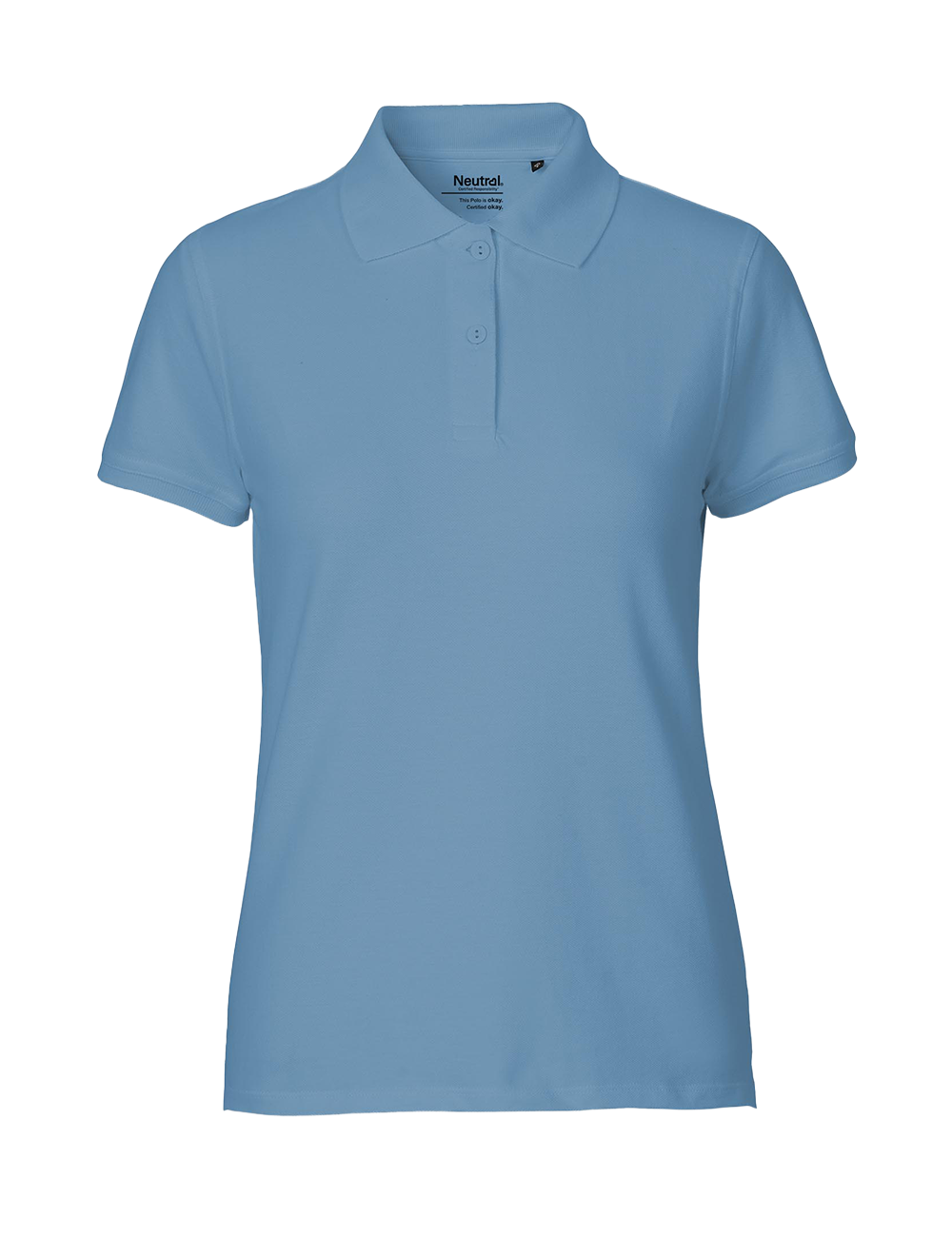 Neutral O22980 Ladies Classic Polo – økologisk damepolo i hvid – Classic Tryk