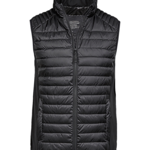 Teknisk bodywarmer med glat yderstof. Perfekt til brodering og DTF til professionelt firmatøj.