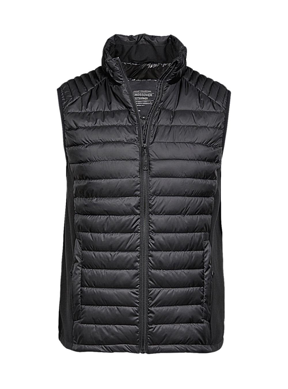 Teknisk bodywarmer med glat yderstof. Perfekt til brodering og DTF til professionelt firmatøj.