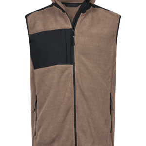 Kraftig fleece bodywarmer i polyester. Perfekt til brodering og DTF til firmatøj og outdoor-brug.